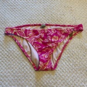 RADIO FIJI women floral pink bikini bottom/size L